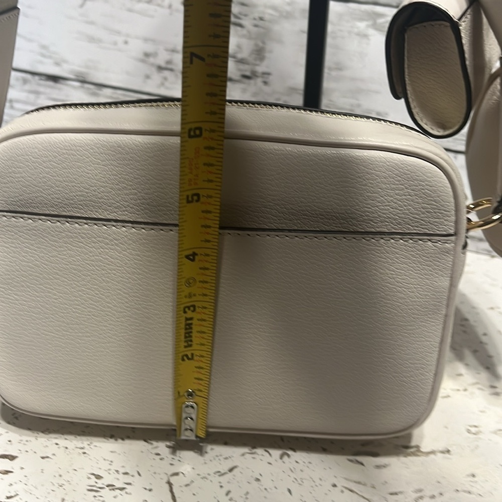 MICHAEL KORS JET SET MEDIUM CROSSBODY BAG PURSE LT CREAM - Picture 9 of 11